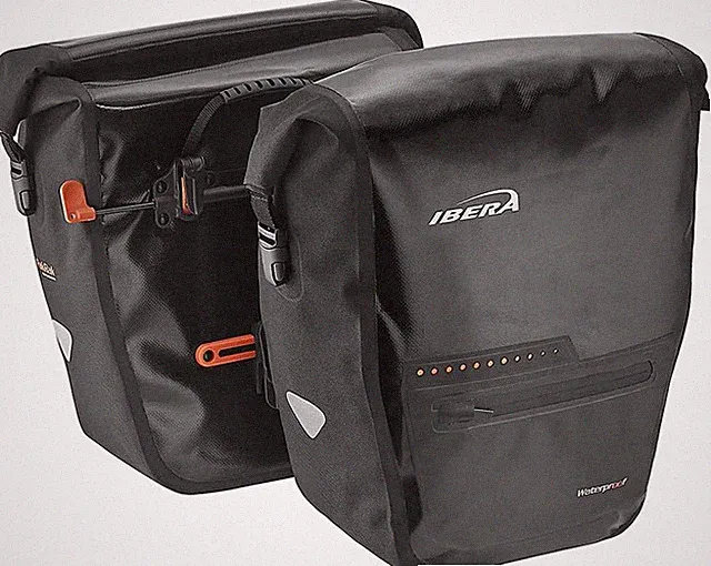 30L Waterproof Bike Panniers - Quick Release Saddle Bags with Rain Cover