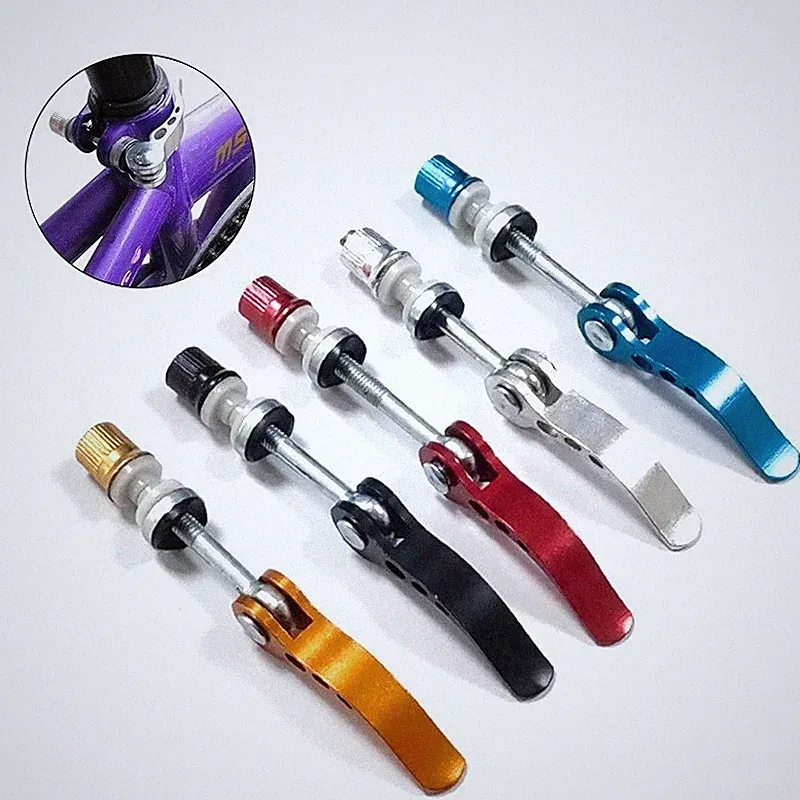 Aluminium Bike Seatpost Clamp Quick Release Mtb Seat Tube Bicycle Part
