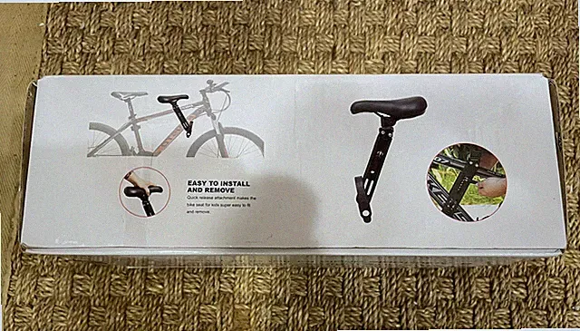 Bicycle Bike Front Seat Saddle Front Mounted Child Bike Seat Quick Release Kit