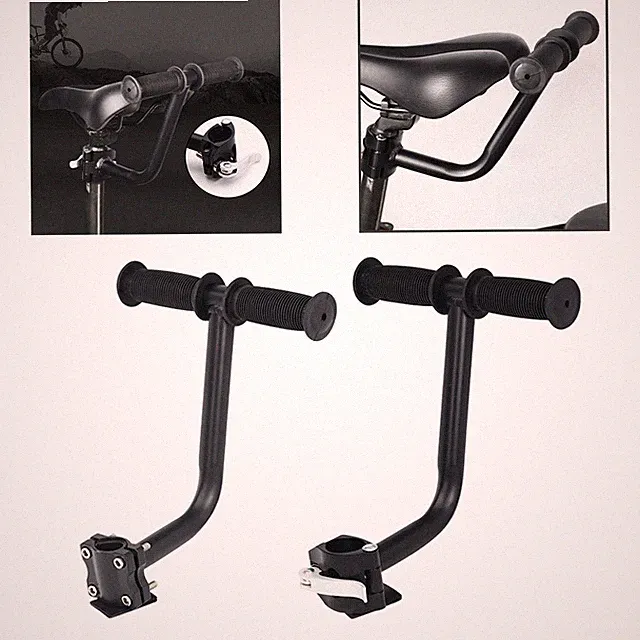 Bicycle Rear Seat Handlebar Bicycle Rear Child Handlebar Portable Bike Backseat