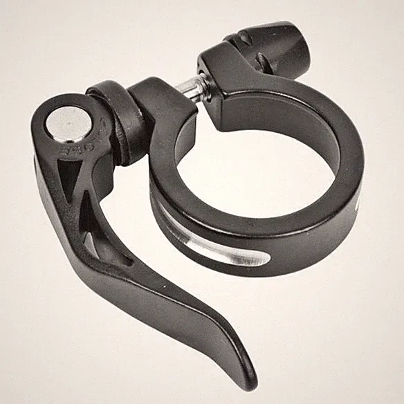Bicycle Seat Post Clamp SunLite 34.9 Alloy QR/Quick Release Black CNC Bike Parts