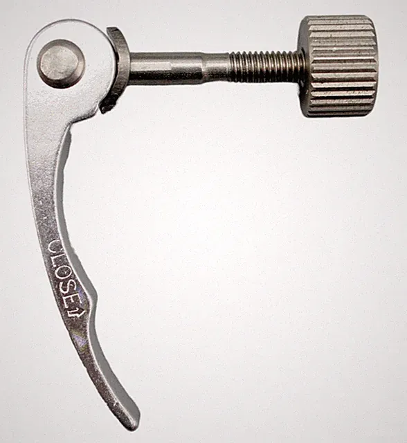 Bicycle Seat Post Quick Release Ergotec Humpert Steel 0 3/16x2 5/32in Silver