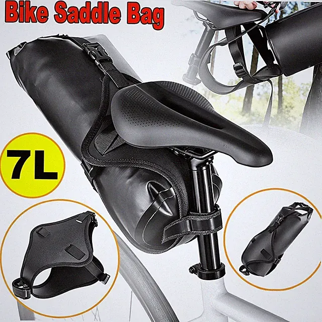 Bicycle Seat Saddle Bag Under Seat Storage Tail Pouch Cycling Bags Quick Release