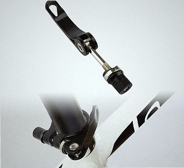 Bike Alloy Seat Post Quick Release Pin Bike Seat Clamp Quick Release Seatpost...