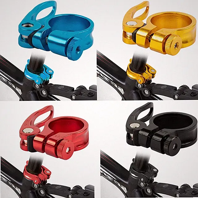 Bike Seat Post Clamp Quick Release Seatpost Collar 28.6mm/ 31.8mm/34.9mm