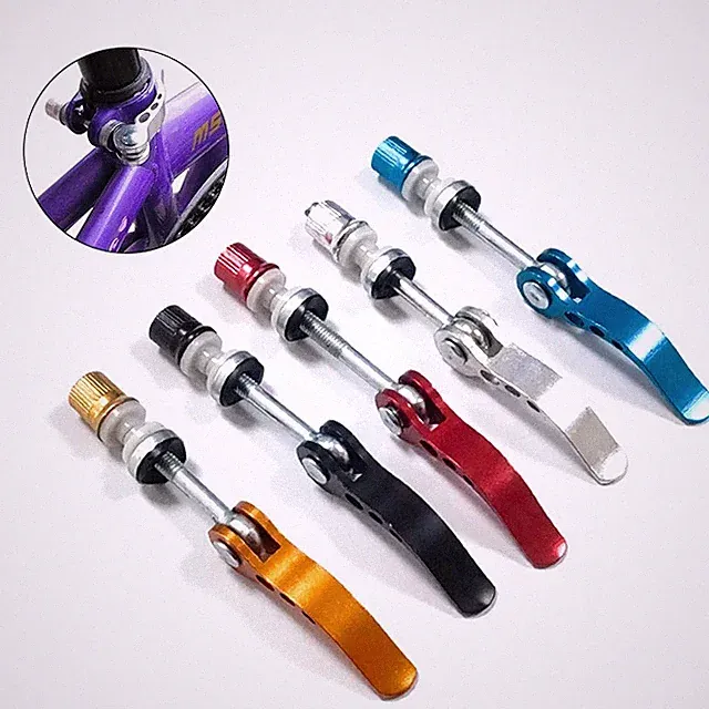 Bike Seat Tube Clamp Quick Release Lever MTB Road Bicycle Seatpost Clip