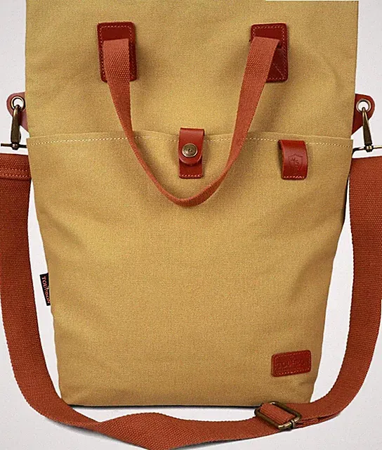 Canvas Clip-On Quick-Release Bike Panniers Women'S Shoulder Tote Bag