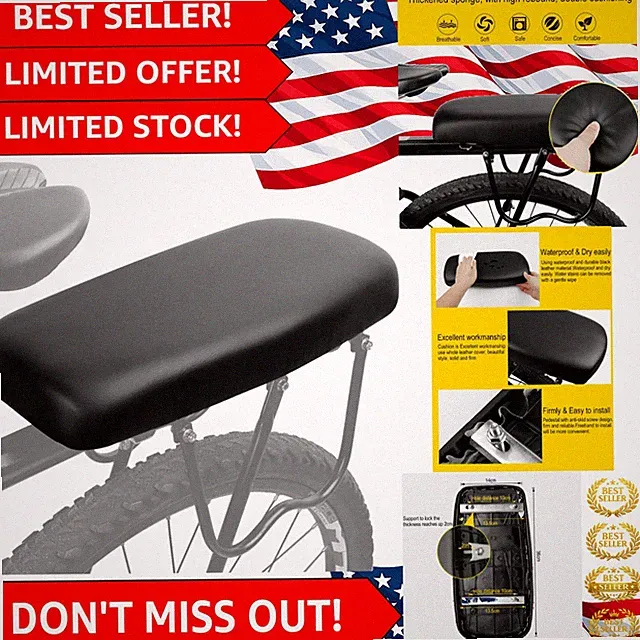 Comfortable Gel Bike Seat Cushion for Mountain Biking with Quick Release Design