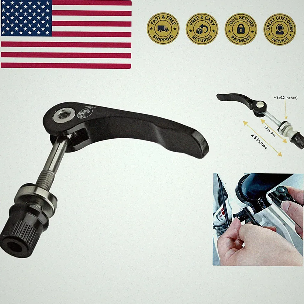 Fixed Bicycle Clip Quick Release Pin Seat for Bikes Bar Quick Release Bike Se...