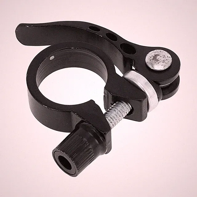 Motoforti Bike Seat Post Clamp Quick Release Universal Collar Bicycle Saddle