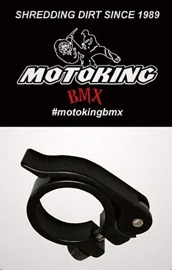 MOTOKING BMX MX SEAT CLAMP QUICK RELEASE BLACK 25.4