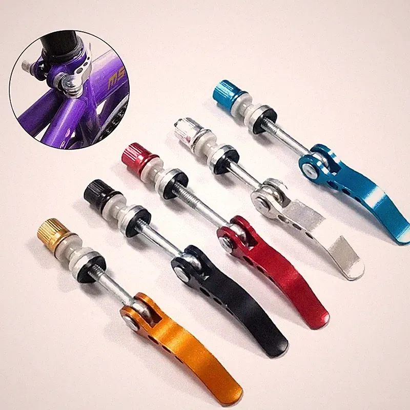 Mountain Bicycle Seat Tube Clamp Screw Quick Release Lever Bike Seat Tube Clip U