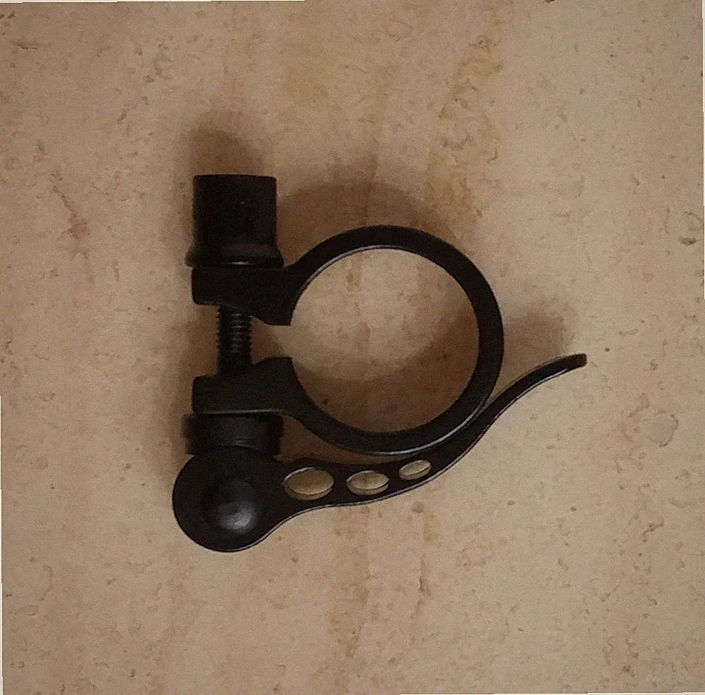 Quick Release Bicycle Black Seatpost Seat Clamp Collar Aluminum MTB Road Bike
