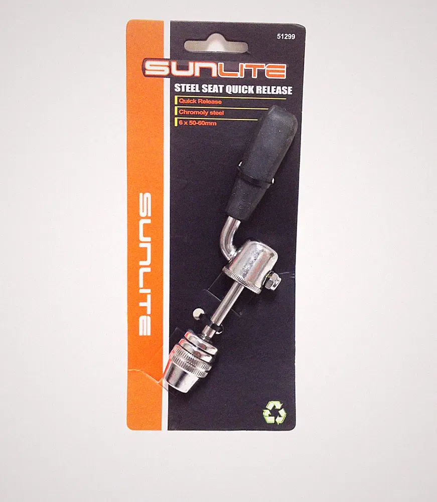 QUICK RELEASE BIKE BICYCLE SEATPOST SEAT BINDER SKEWER CLAMP 6X50-60mm NEW 51299