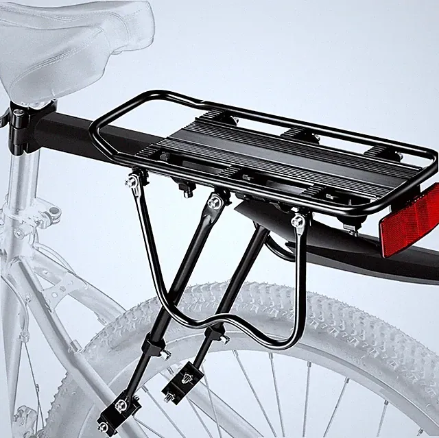 Rear Bike Rack Aluminum Alloy Large Capacity Reflective Fender Quick Release for