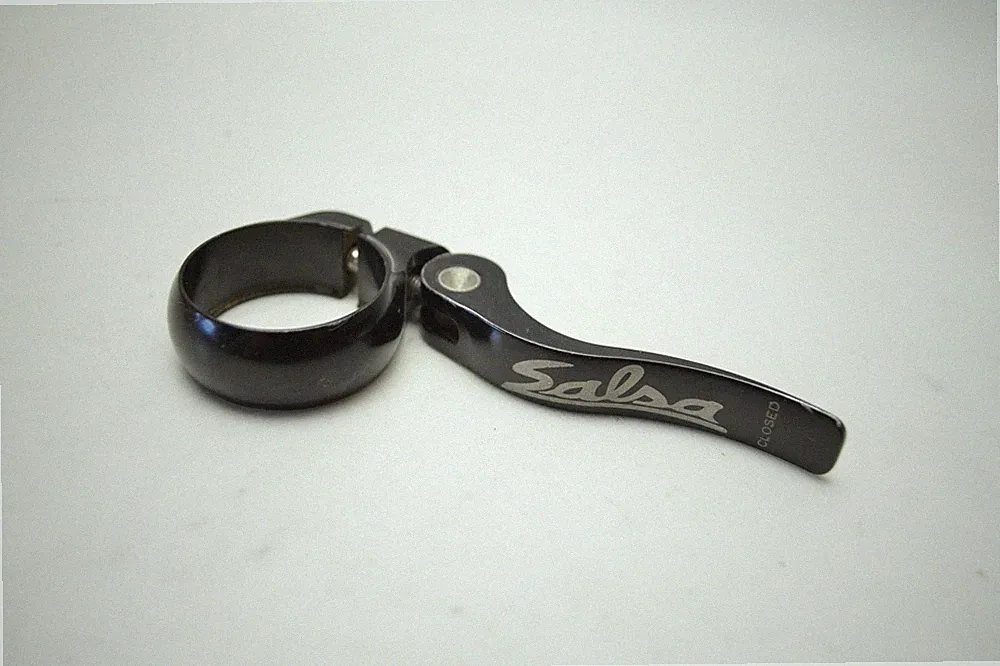 SALSA BICYCLE 35.0 MM QUICK RELEASE BLACK SEAT TUBE CLAMP BINDER