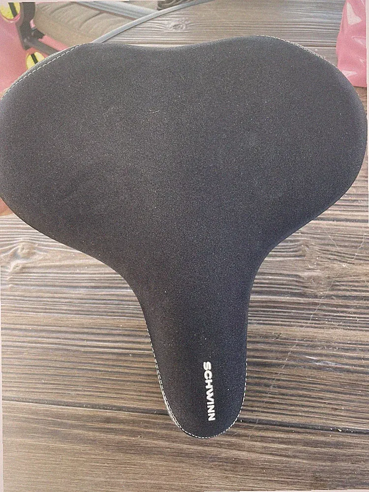 Schwinn Cionlli Cruiser Comfort Quick Release Bicycle Seat Preowned (black gray)