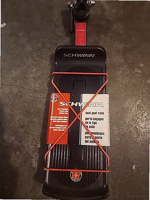 Schwinn Quality Quick Release Seat Post Rack/Easy Attachment Black NOS 2007