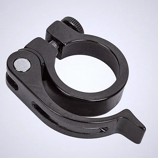 SEAT POST CLAMP 34.9MM (1-3/8") QUICK RELEASE SUNLITE FORGED Brand Black NEW
