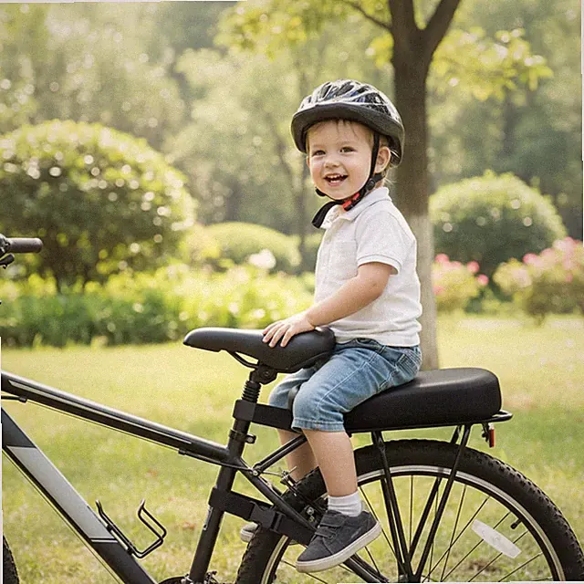 Universal Cycle Passenger Seat Quick Release Bike Back Seat Pad for Children