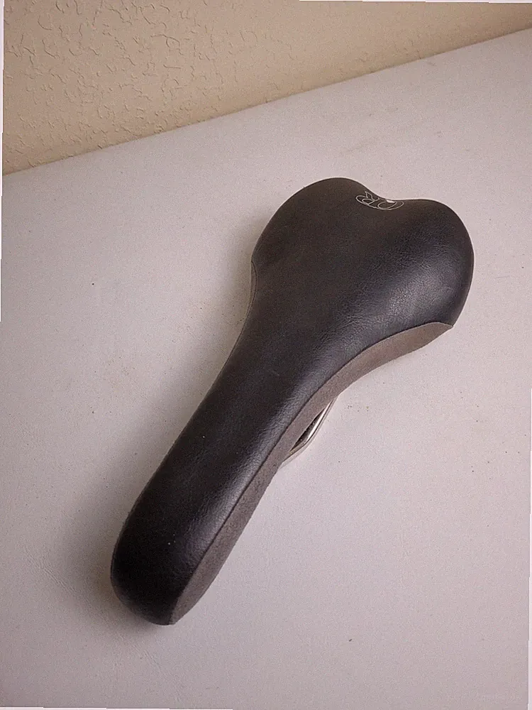 Velo Quick Release 10" Bike Saddle Comfort Padded Seat Black Universal Mount