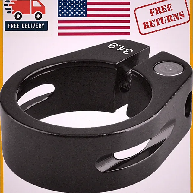 Versatile 31.8mm & 34.9mm Seat Post Clamp - High-Quality Aluminum Quick Release
