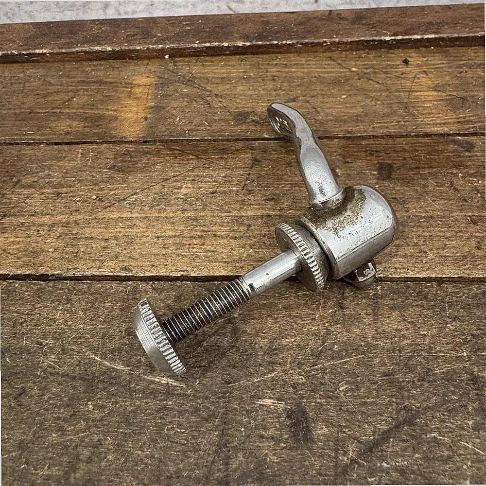Vintage Suzue Seatpost Clamp Quick Release Silver Japan 75g 80s BMX MTB Bike