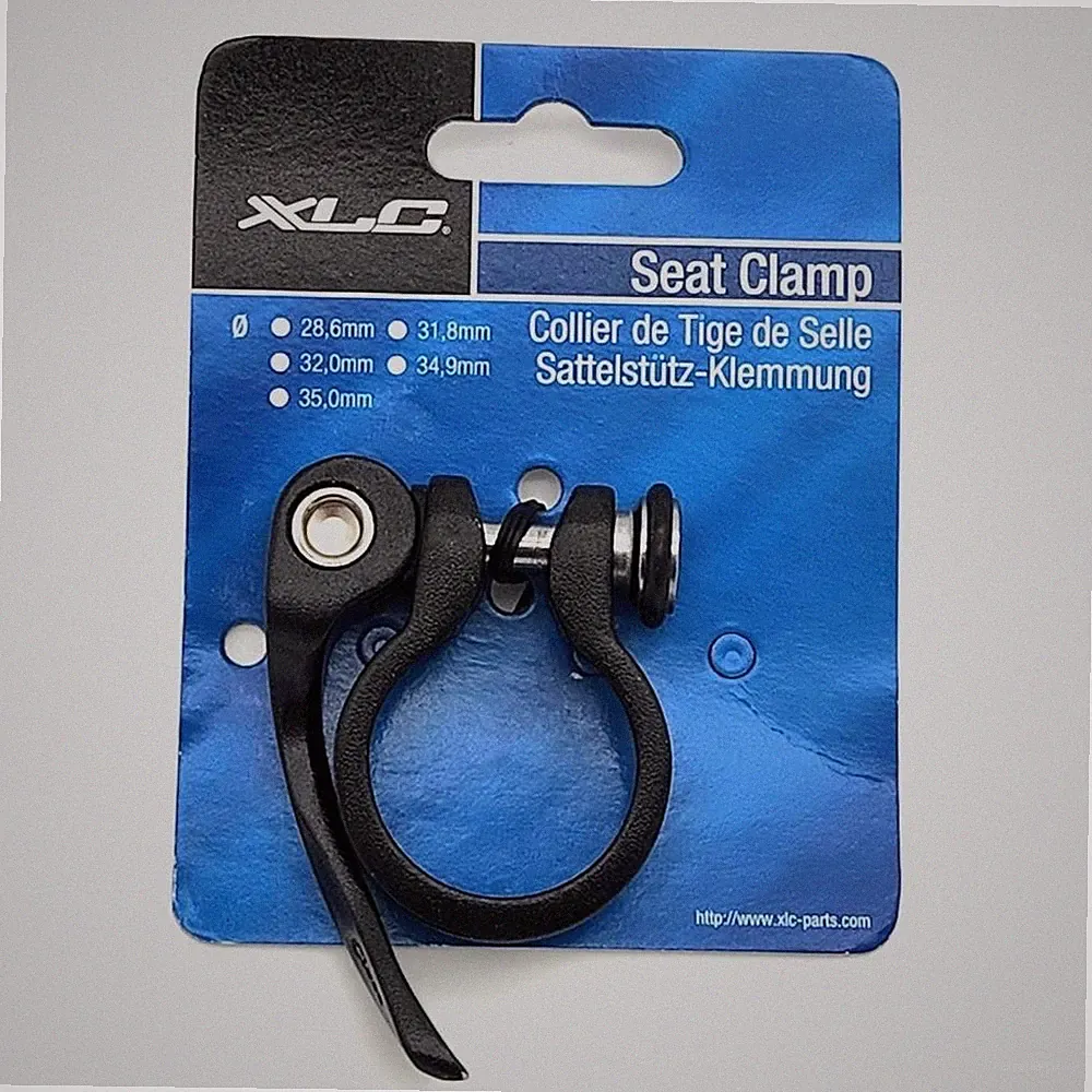 XLC 31.8mm QR Bicycle Seat Post Clamp Black - Quick Release